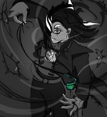 Concept Sketch artfight 2025 Character belongs to Astral_Arts